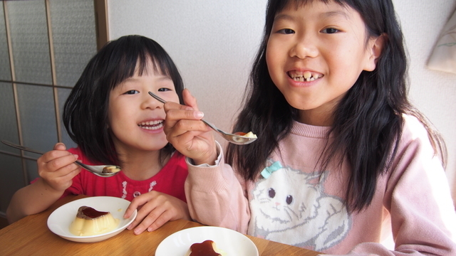 子ども　植物生まれのプッチンプリン　おいしい