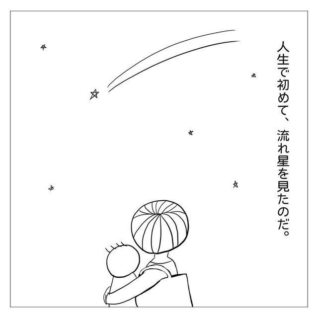 流れ星 人生ではじめて