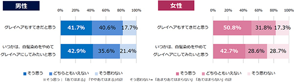 白髪 グレイヘア 意識調査 ホットペッパービューティー