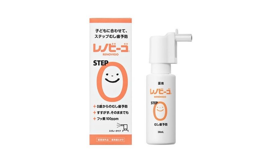 うがい不要！歯の生え始めた０歳から使えるフッ素入りはみがき「レノビーゴSTEP0」で虫歯予防をスタートしよう